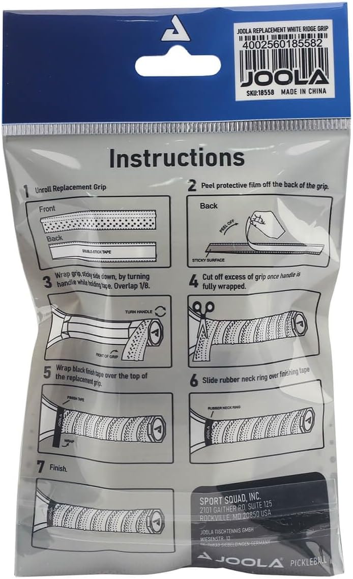 JOOLA Pickleball Paddle Replacement Grip Tape - Wrap for Pickleball Paddle - Moisture Wicking Surface & Comfort - Handle Wrap for Use with Small Grip & Overgrip - Image 3